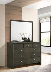 Serenity 9-drawer Dresser with Mirror Mod Grey - 215843M