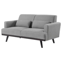 Blake Upholstered Track Arm Loveseat Sharkskin - 511122