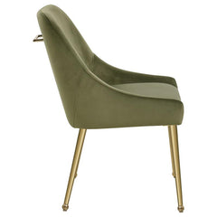 Mayette Parsons Wingback Dining Side Chairs Olive (Set of 2) - 107572