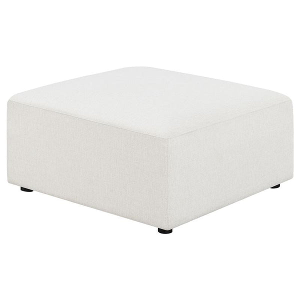 Freddie Square Upholstered Ottoman Pearl - 551643