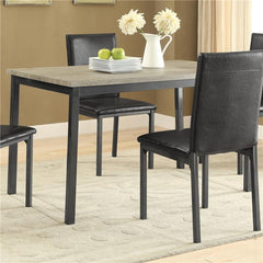 Garza Rectangular Dining Table Black - 100611