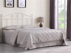 Loane Metal Queen or Full Open Frame Headboard White - 300183QF