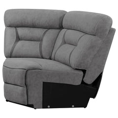 Higgins Upholstered Wedge Grey - 600370B2