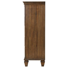 Franco 5-drawer Bedroom Chest Burnished Oak - 200975