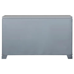 Eleanor 6-drawer Dresser Metallic Mercury - 223463
