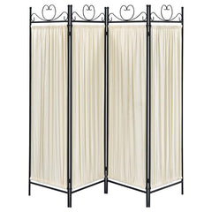 Dove 4-Panel Room Divider Folding Shoji Screen Beige - 2710