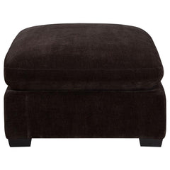 Lakeview Rectangular Upholstered Ottoman Dark Chocolate - 551466