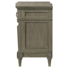 Alderwood 3-drawer Nightstand French Grey - 223122