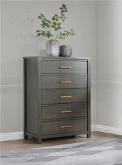 Kieran 5-drawer Bedroom Chest Grey - 224745