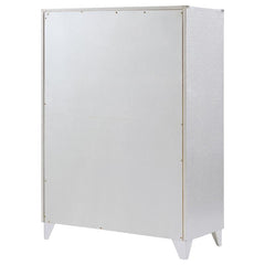 Larue 5-drawer Bedroom Chest Silver - 224495