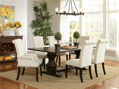 Alana Tufted Back Upholstered Arm Chair Beige - 190163