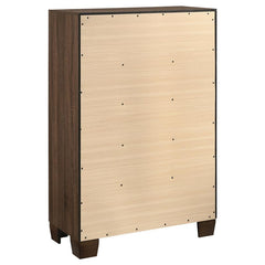 Brandon 5-piece Full Bedroom Set Warm Brown - 205321F-S5
