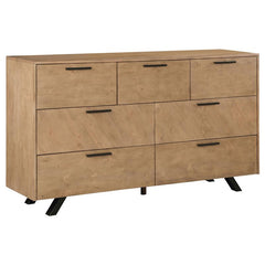 Taylor 7-drawer Dresser Light Honey Brown - 223423