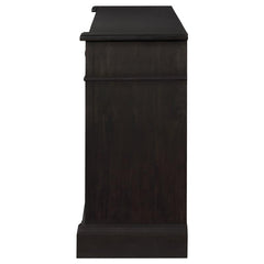 Phelps 2-door Rectangular Server Antique Noir - 121235