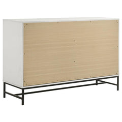 Sonora 4-piece California King Bedroom Set White - 224861KW-S4