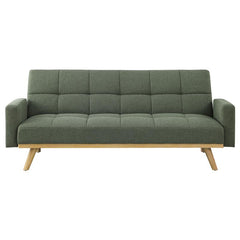 Kourtney Upholstered Tufted Convertible Sofa Bed Sage Green - 360127