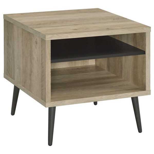 Welsh Square Engineered Wood Side End Table Antique Pine - 701037