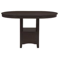 Lavon 5-piece Counter Height Dining Room Set Espresso and Black - 102888-S5