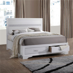 Miranda Wood California King Storage Panel Bed White - 205111KW