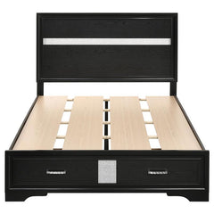 Miranda 5-piece Full Bedroom Set Black - 206361F-S5