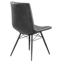 Aiken Tufted Dining Chairs Charcoal (Set of 4) - 110302