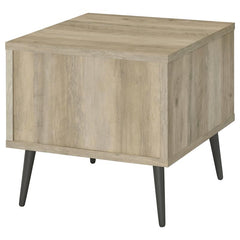 Welsh Square Engineered Wood Side End Table Antique Pine - 701037