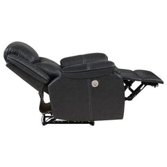 Sycamore Upholstered Power Recliner Chair Dark Grey - 610233P
