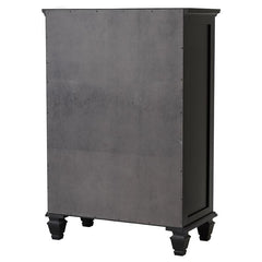 Sandy Beach 5-drawer Chest Black - 201325