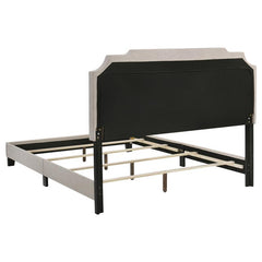 Tamarac Upholstered Full Panel Bed Beige - 310061F