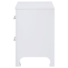 Anastasia 2-drawer Nightstand Pearl White - 224752