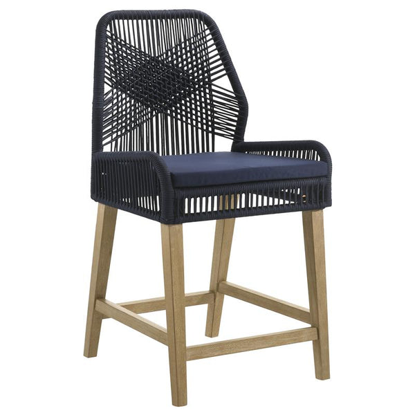 Nakia Woven Rope Back Counter Height Stools (Set of 2) - 110036