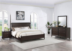 Emberlyn 4-piece Eastern King Bedroom Set Brown - 223061KE-S4