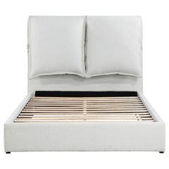 Gwendoline Upholstered Queen Panel Bed White - 306040Q
