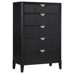 Brookmead 5-piece Eastern King Bedroom Set Black - 224711KE-S5