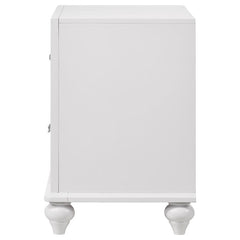Barzini 2-drawer Nightstand White - 205892