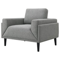 Rilynn Upholstered Track Arm Accent Chair Grey - 509526