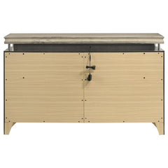 Giselle 8-drawer Dresser Rustic Beige - 224393
