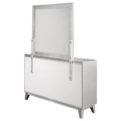 Leighton 7-drawer Dresser with Mirror Metallic Mercury - 204923M
