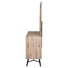 Marlow 6-drawer Dresser with Mirror Rough Sawn Multi - 215763M