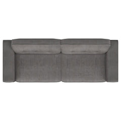 Deerhurst 2-piece Upholstered Track Arm Sofa Set Charcoal - 509641-S2
