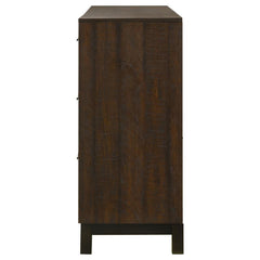 Edmonton 6-drawer Dresser Rustic Tobacco - 204353