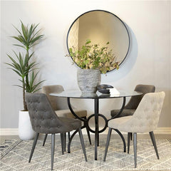Cosmo Upholstered Curved Back Side Chairs (Set of 2) - 106046