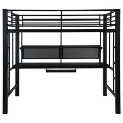 Avalon Full Workstation Loft Bed Black - 460023