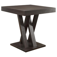 Freda Square Counter Height Table Cappuccino - 100523