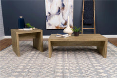 Lynette Square Engineered Wood End Table Mango - 704127