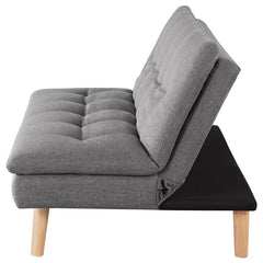 Scout Upholstered Tufted Convertible Sofa Bed Grey - 360045