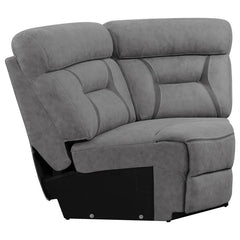 Higgins Upholstered Wedge Grey - 600370B2