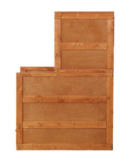 Wrangle Hill 4-drawer Stairway Chest Washed Amber - 460098