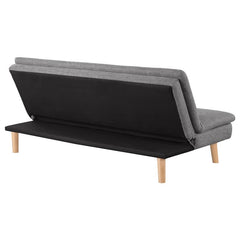 Scout Upholstered Tufted Convertible Sofa Bed Grey - 360045