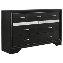 Miranda 4-piece Queen Bedroom Set Black - 206361Q-S4